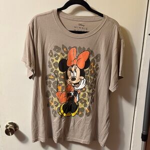 Disney Minnie Mouse Tee - Tan and Orange